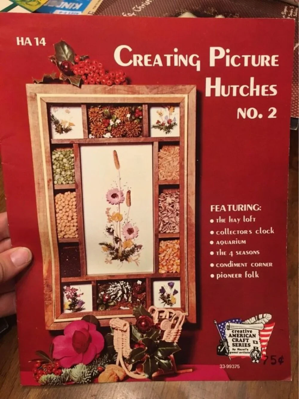 Vintage 1973 Creating Picture Hutches Craft Book